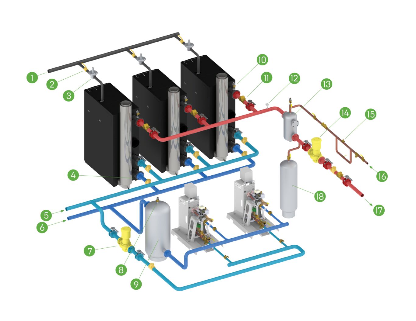 Combination System in High-Rise Apartments